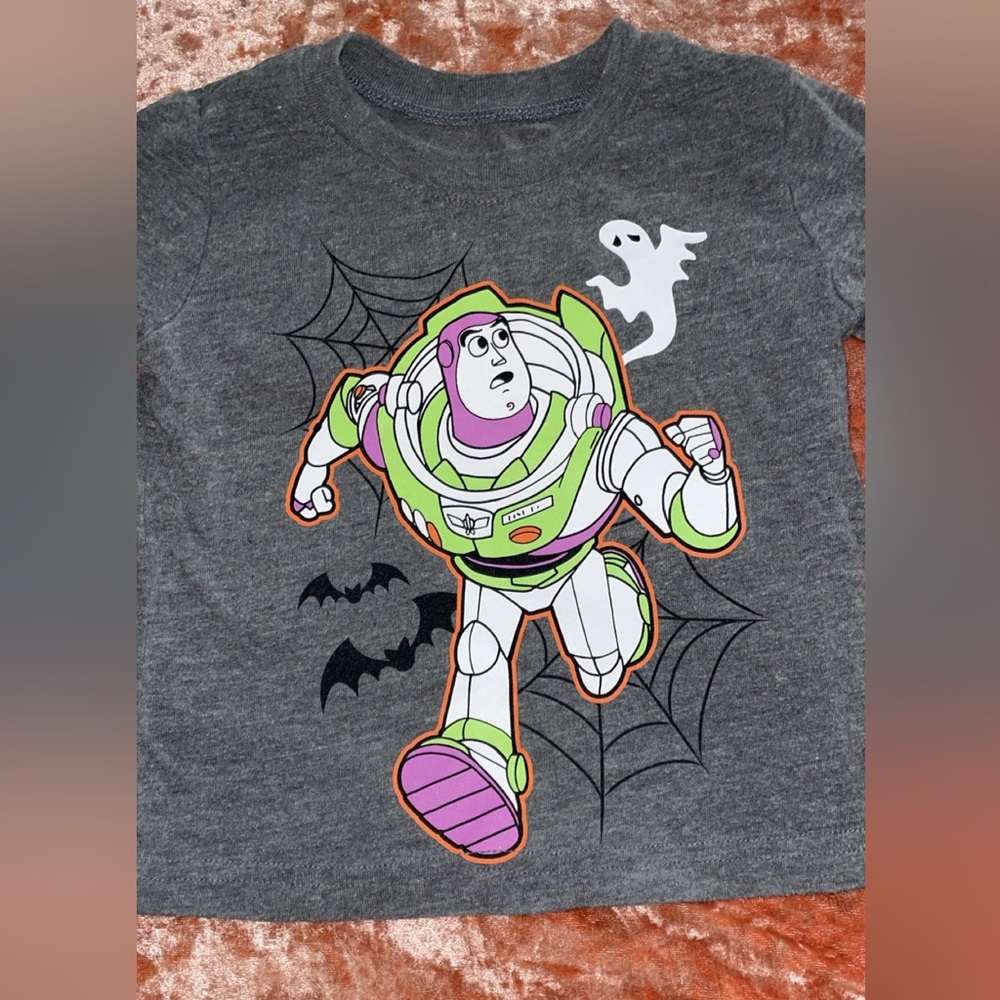 Jumping Beans Buzz Lightyear Gray Glow in the Dark Tee - Halloween